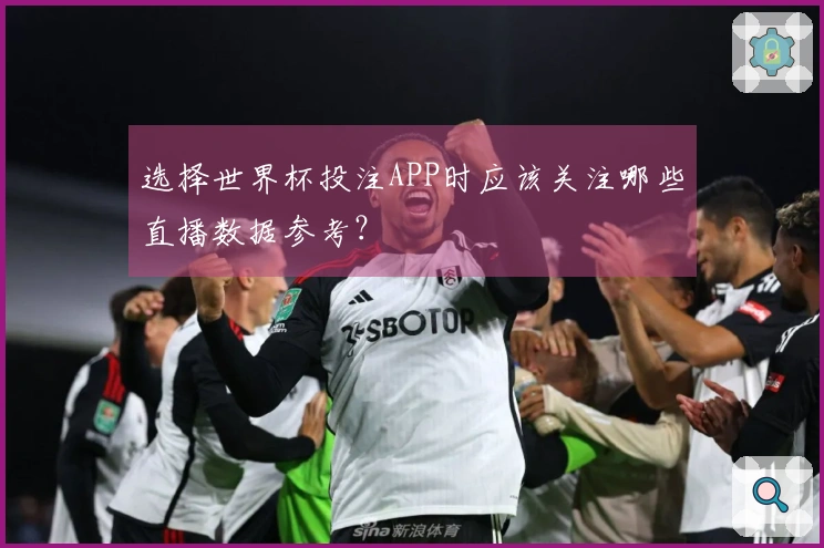 选择世界杯投注APP时应该关注哪些直播数据参考？