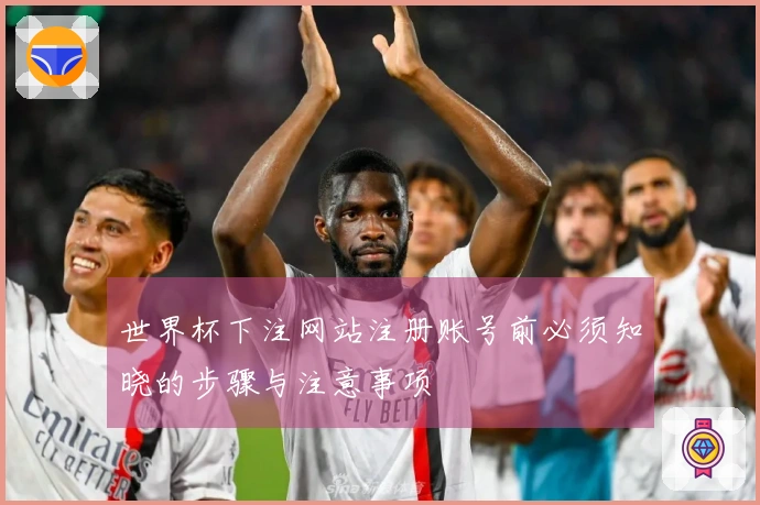 世界杯下注网站注册账号前必须知晓的步骤与注意事项