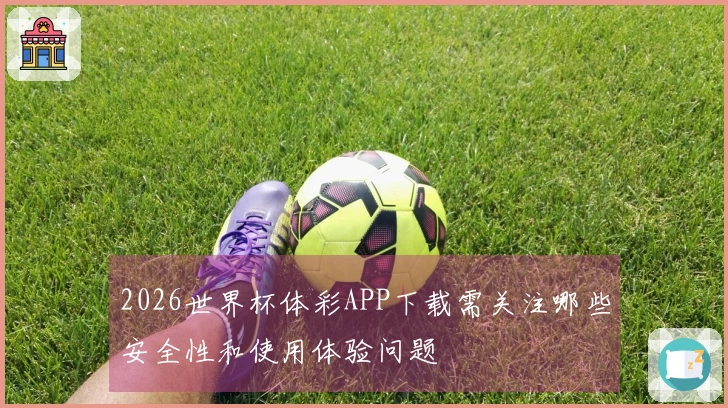 2026世界杯体彩APP下载需关注哪些安全性和使用体验问题